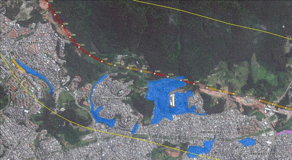 Distrito de Brasilândia e de Cachoeirinha, volta a ocorrer um grande domínio de rochas granitoides e gnaisses com textura média. Ocorrem muitos blocos de rocha de tamanhos variados, às vezes soltos.