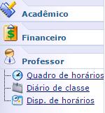 Professor e Relatórios.