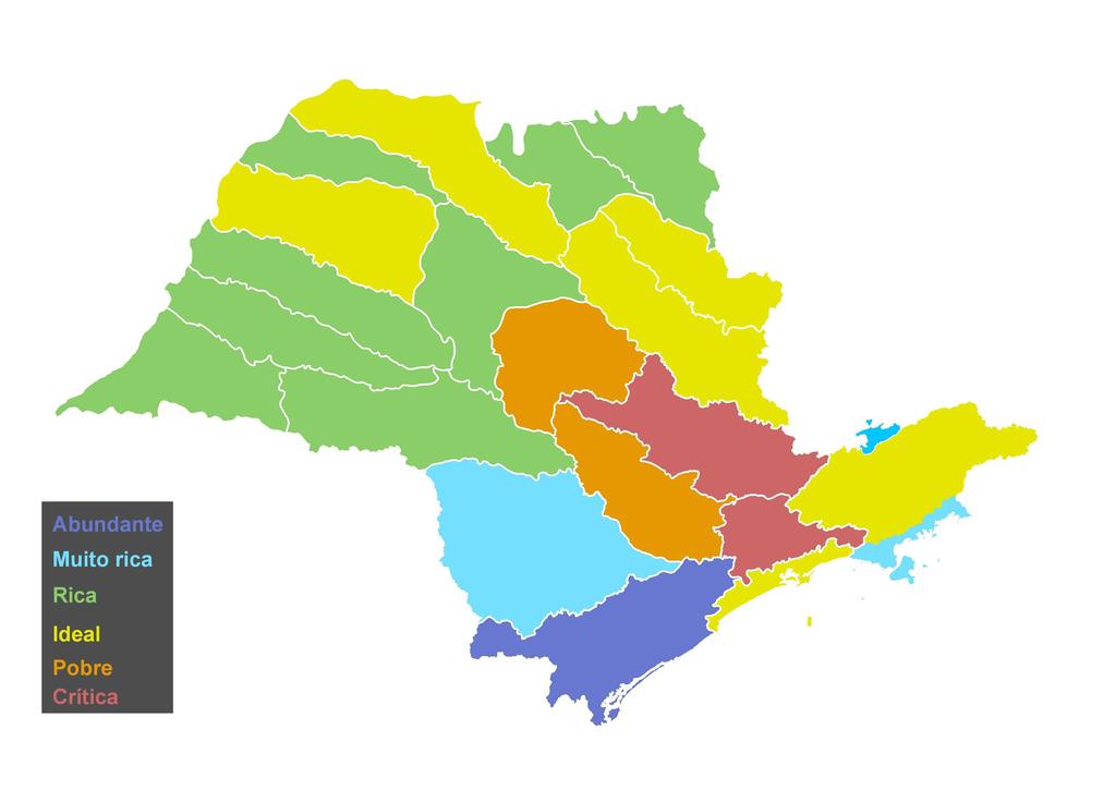 Disponibilidade per capita Disponibilidade per capita (m3/hab.