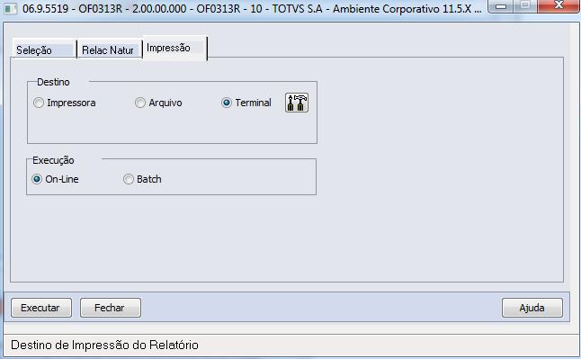 Antes de iniciar o processamento das informações, é necessário