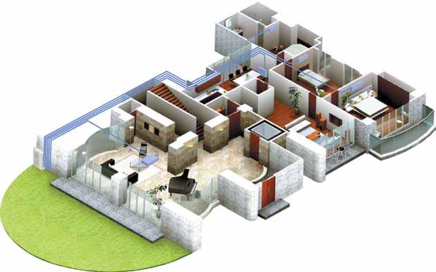 Ideal para apartamentos, vivendas e escritórios Exemplo 1 V i v e n d a MXZ 5C100VA Exemplo 2 Escritório MXZ 8A140VA Sugestão de selecção das unidades interiores Numa