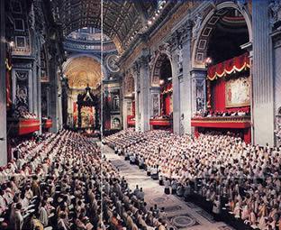 Não compreenderá o grande evento espiritual do Concílio se não fizer uma referência aos promotores: e : João XXIII (1881-1963): foi eleito papa no dia 28 de outubro de 1958, o que foi surpresa para