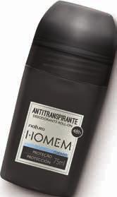 CUIDADO ANTITRANSPIRANTE Desodorante antitranspirante roll-on 75 ml 02 pts de 19,30 16,40 cada TECNOLOGIA 48 HORAS Protege sem irritar a pele.