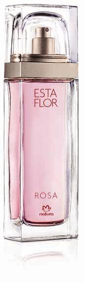 Deo parfum esta flor rosa feminino 75 ml floral sensual
