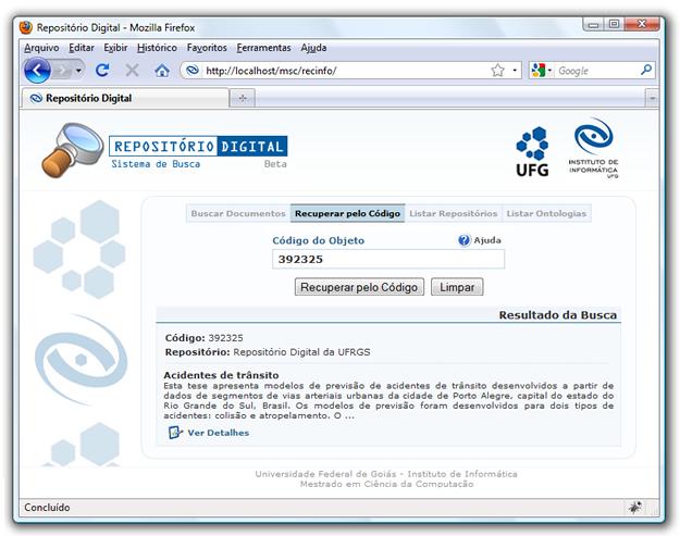 4.5 Implementação da Interface de Busca 92 Figura 4.