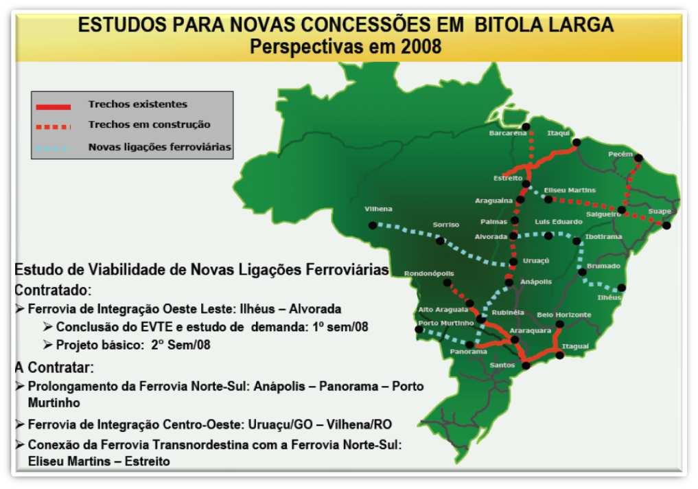 3. O setor de transporte na visão da indústria A expansão prevista para o futuro aproximará o Brasil da densidade russa.