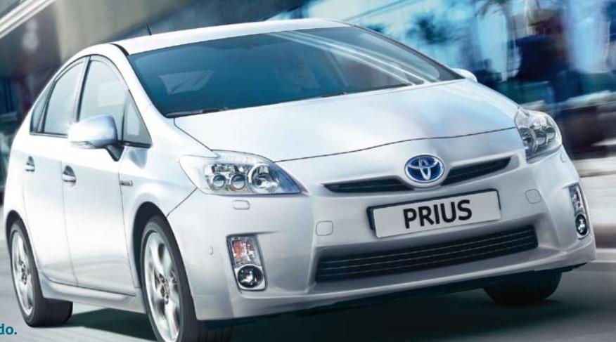 Toyota Prius 1.Direcção assistida; 2.Avisador luminoso e acústico de travão de estacionamento; 3.