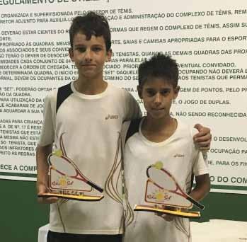 Em Salvador, Gustavo Gil e Lucas Abreu foram vice-campeões de dupla, na categoria 16 anos