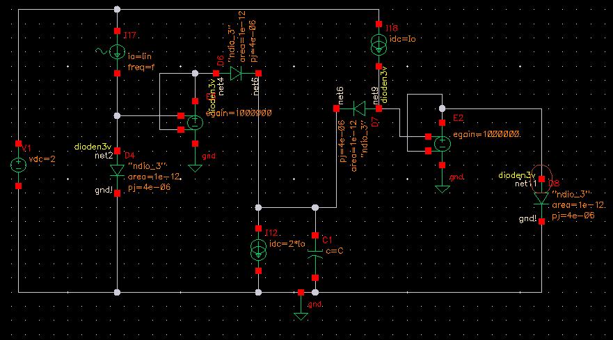 50 Figura 32: Integrador Log-Domain [10] Esse circuito é um filtro passa-baixa. Porém, como todo filtro passa-baixa, após a frequência de corte ele é um integrador.