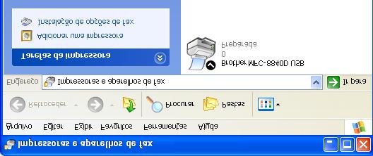 Receber um fax no PC (Apenas Windows XP) Como receber automaticamente um fax Antes de poder começar a receber faxes, instale o controlador