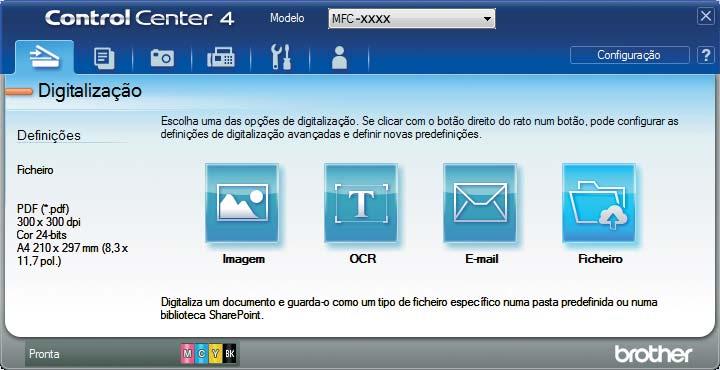 ) Configure o equipamento com um endereço TCP/IP se a digitalização em rede não funcionar.