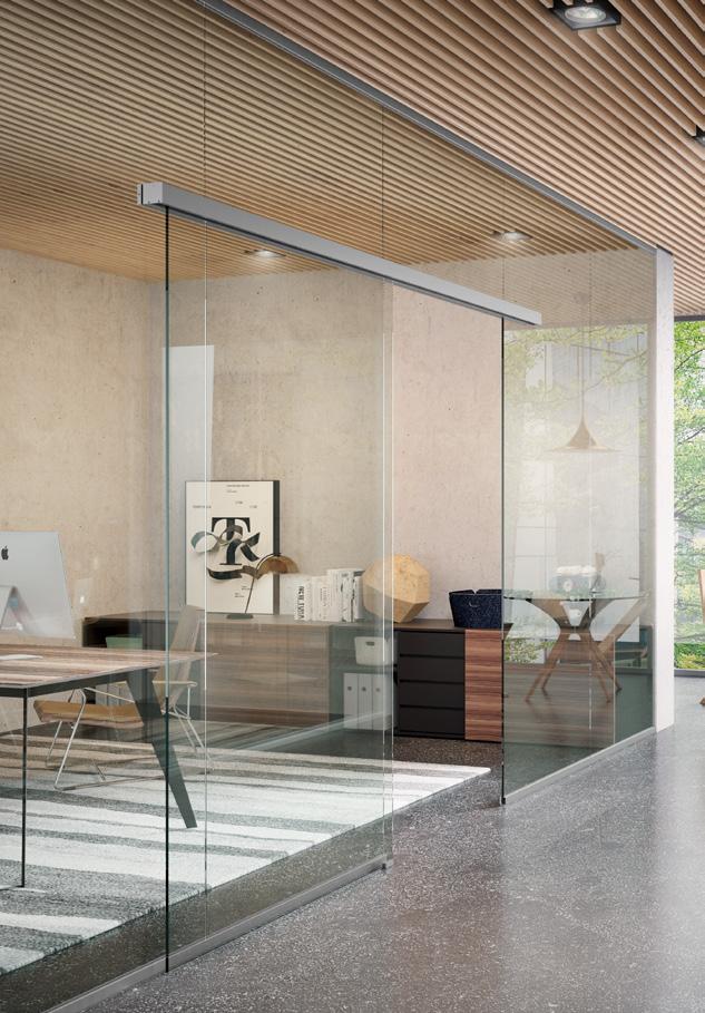 E/738 Sistemas para portas de correr e de livro / Sliding and folding doors systems / Sistemas para puertas correderas y plegables LINEAR POLARIS System for glass.