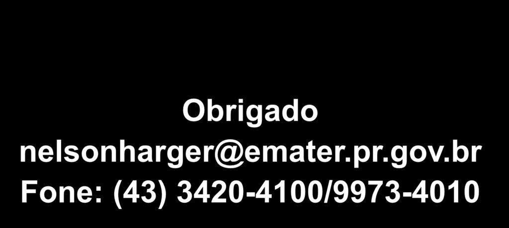 Obrigado nelsonharger@emater.pr.