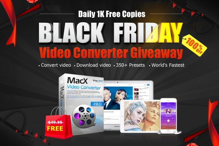 Black Friday Giveaway: o melhor software vídeo para Mac Date : 23 de Novembro de 2016 Quando se junta o MacX Video Converter Pro e uma Black Friday Giveaway: o melhor software vídeo para Mac está