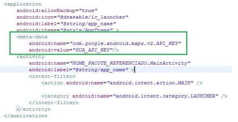 substitua na primeira permission o nome do pacote com.example.testemapa3 pelo nome do pacote referenciado do seu projeto. Essas tags devem ficar entre as tags <manifest>.