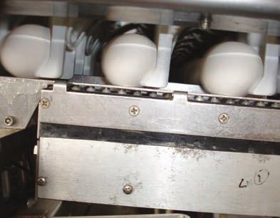 LANÇAMENTO 3 made in Yamasa O detector de trincas da Yamasa funciona por medição da vibração dos ovos.