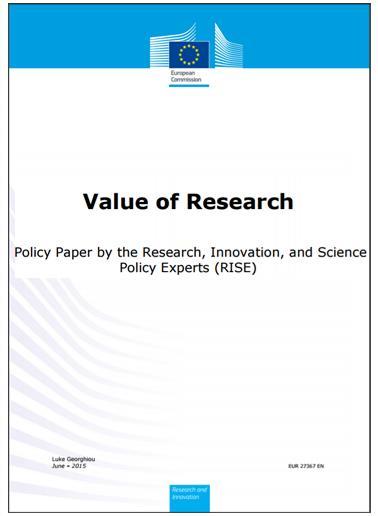Diversos estudos mostram o alto impacto das pesquisas científicas Estudo da UE utiliza como base 23 estudos que visam avaliar o impacto da pesquisa