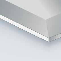 A instalação deste tipo de placas é ideal para grandes superfícies e para tetos com grandes exigências estéticas, como nos casos em que se prevê a incidência de luz rasante.