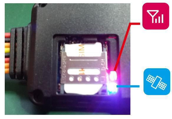 6.4. Indicador LED de GSM / GPS Cor do LED Comportamento Significado LED Vermelho Ligado sem piscar Chip GSM não foi reconhecido, retire o Chip e coloque novamente.