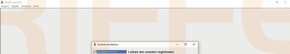 Selecione a última medição realizada, insira