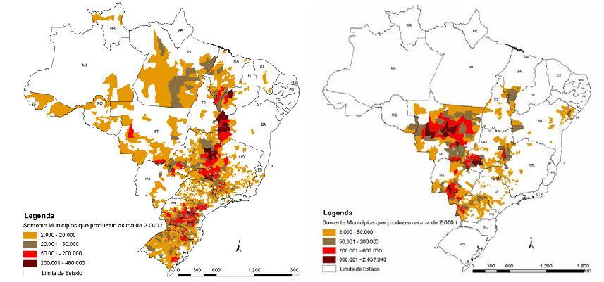 Algodão 1,0 mi ha - Soja Primeira Safra Segunda Safra 33 million ha