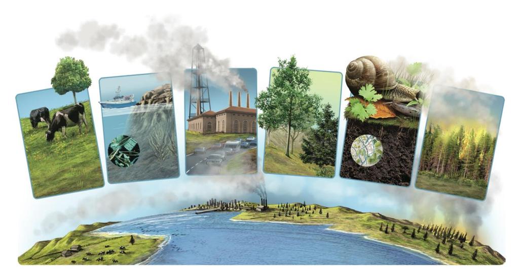 Enriquecimento da atmosfera Enriquecimento em oxigénio. da atmosfera em oxigénio. Retirada de dióxido? de Emissão carbono de grandes atmosfera. quantidades Retirada de dióxido de?