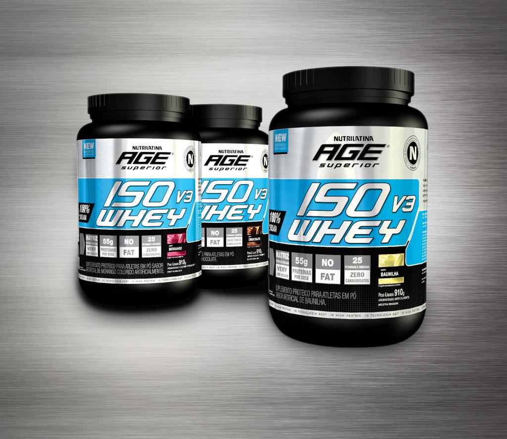 NEW 100% ISOLADA ISO WHEY V3