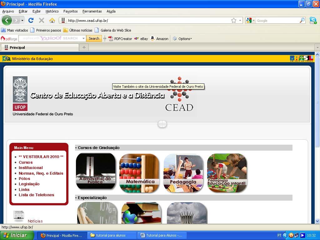 TUTORIAL PLATAFORMA MOODLE PARA 1.