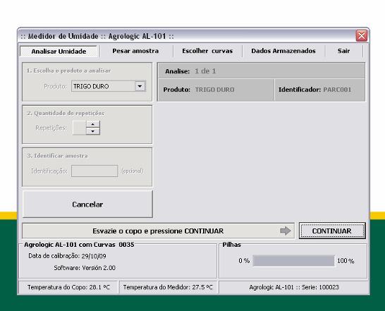 A identificação e usada, por exemplo, em unidades de armazenagem para identificar o cliente ou mesmo pelo produtor para identificar a parcela da fazenda da onde a amostra foi colhida.