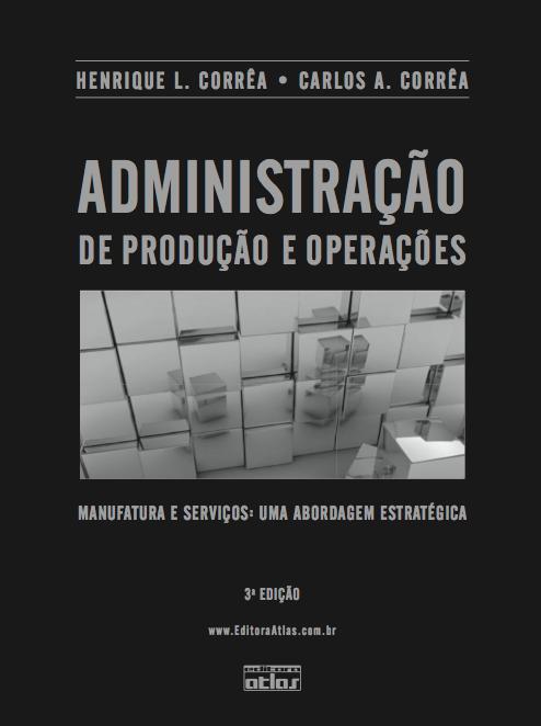 Bibliografia recomendada CORREA, H.L.; CORREA, C.A. Administração de produção e operações manufatura e serviços: uma abordagem estratégica.