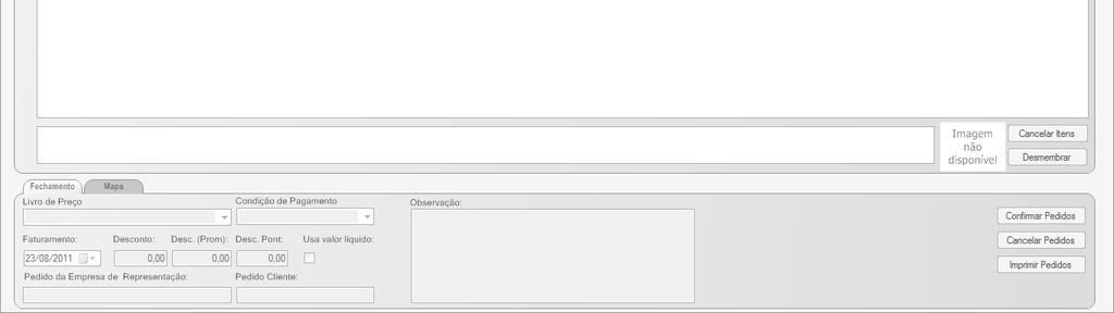 características desejadas, permitindo selecionar apenas os desejados para fazer a confirmação do(s) pedido(s). 2.