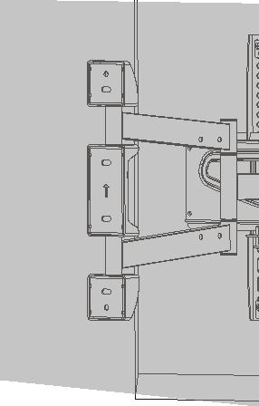 5.1 - FIXAÇÃO DAS HASTES VERTICAIS SEM UTILIZAR OS ESPAÇADORES 6 - ENCAIXE DA TV NO SUPORTE 1.