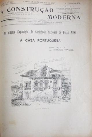 Imagem 5 Fachada principal do Museu Regional da Figueira da Foz Projeto com a fachada principal de autoria de Edmundo Tavares.