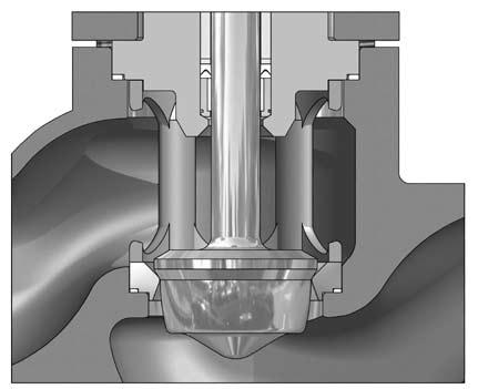 INTERNOS, SEDES Internos Os internos da Série GL S foram desenvolvidos para eliminar as dificuldades normalmente associadas às válvulas com sedes roscadas ou com obturadores guiados no retentor da