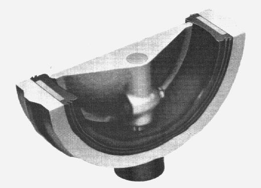 4.1 - VÁLVULA DE CONTROLE TIPO BORBOLETA Válvula de deslocamento rotativo, corpo de duas vias de passagem reta, com internos de sede simples e elemento vedante constituídos por um disco ou lâmina de