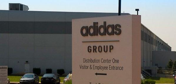 A equipe certa com a experiência certa ganha mais Centros de distribuição do grupo adidas - Spartanburg, Carolina do Sul Dois Centros de distribuição recebem e distribuem centenas de milhares de