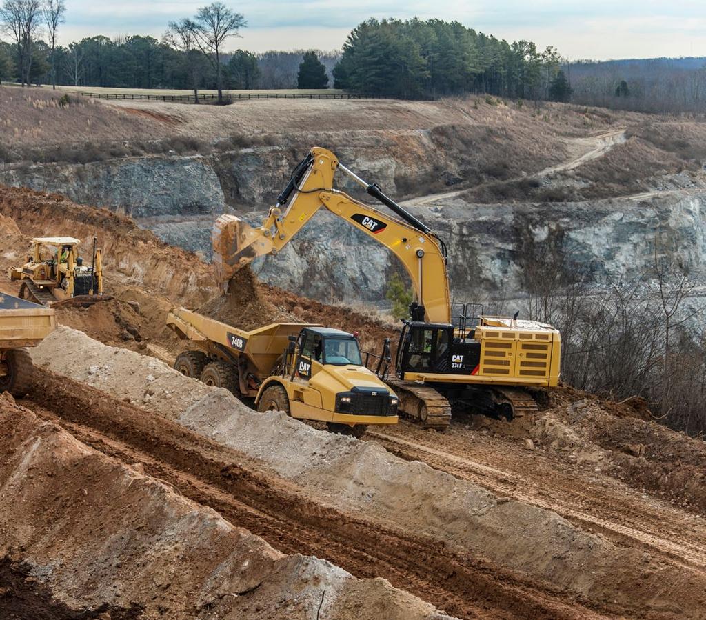 Sustentabilidade Gerações à frente de todas as maneiras O motor C15 ACERT está em conformidade com os padrões de emissões de Tier 2 ou Tier 3.