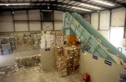 for Recycling: 58.591 tons 12,51 tons/hour 1,30 tons/hour 47.