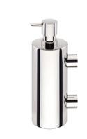 Jabonera en acero inox pulido. Dispensador de sabão liquido de parede em aço inox polido.