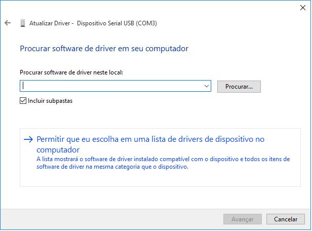 drivers de dispositivo no