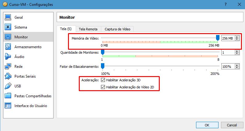 3.3.4 Armazenamento Nesta seção é possível realizar a adição, configuração e exclusão de dispositivos de armazenamento como Discos Rígidos e Discos Ópticos.