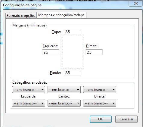 Apresentamos aqui o procedimento para os browsers: Mozilla Firefox, Microsoft Internet Explorer e Google Chrome. - Mozilla Firefox No Menu Ficheiro escolha a opção Configurar Página.