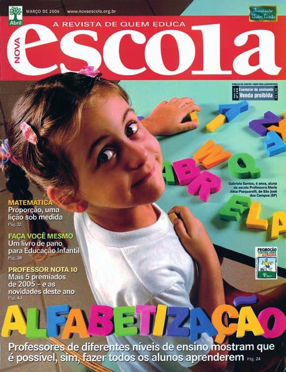 Texto 1 Professor: Neste momento não se espera que os alunos leiam as informações, mas apenas que localizem os elementos que compõem a capa da revista.