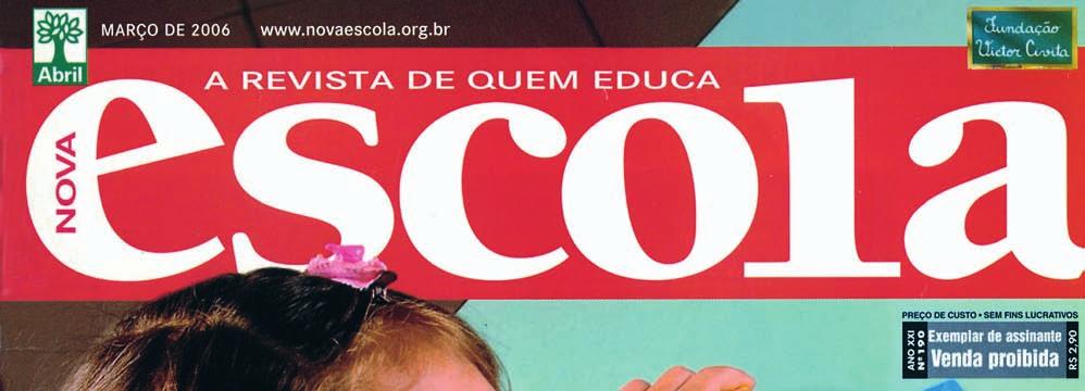 3 LOCALIZE O NOME DA REVISTA. EM LETRAS GRANDES E BRANCAS, ESTÁ ESCRITA A PALAVRA. MAS O NOME DA REVISTA É FORMADO DE DUAS PALAVRAS.