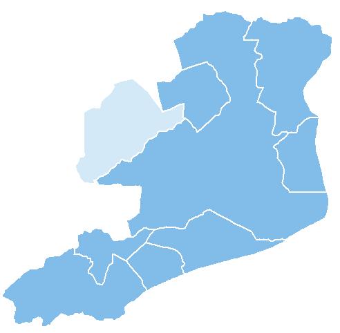 Mapa 4 FEC (número de vezes sem energia elétrica) Quissamã foi o município que mais sofreu com a quantidade de quedas de energia, sendo 15,38 vezes no ano.