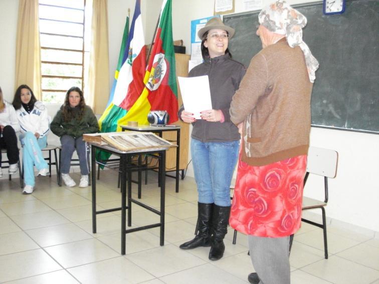 Escritores adotados pelas escolas: Ana Cecilia Togni pela escola EMEF Nova Viena e EMEF Oscar