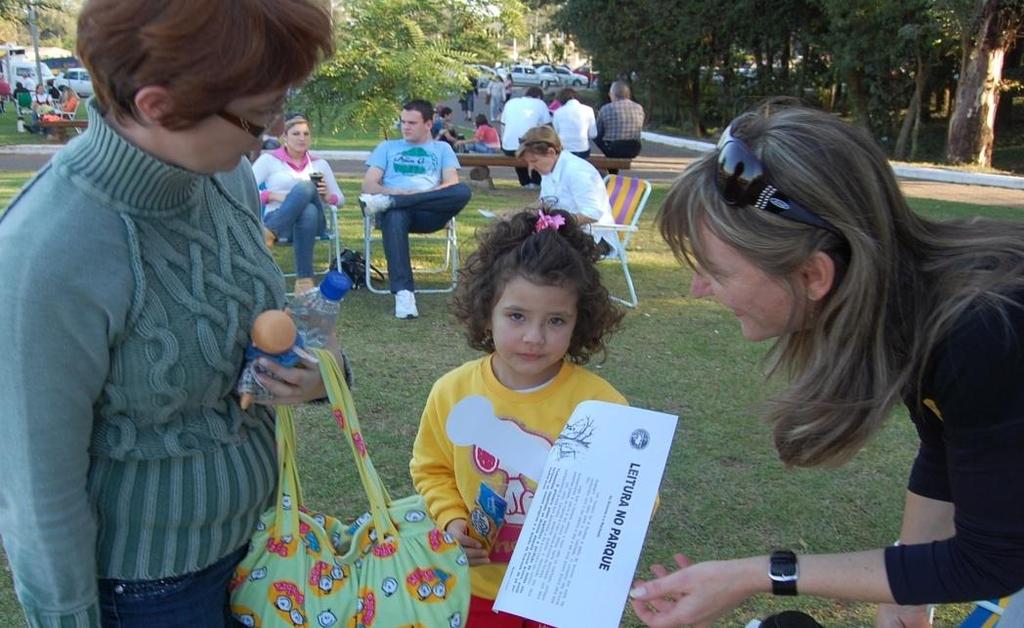 Leitura no Parque. Parque Professor Theobaldo Dick Você achou um tesouro! Agora ele é seu!