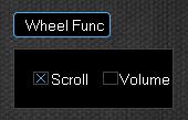 PT FUNÇÕES DA RODA SCROLL Poderá definir a roda scroll para ter um funcionamento dito normal ou para funcionar como um controlador de volume.