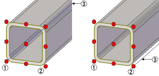 Capítulo 6 Edição de estruturas Pontos de encaixe de quadro Você pode posicionar os quadros usando os pontos de encaixe.