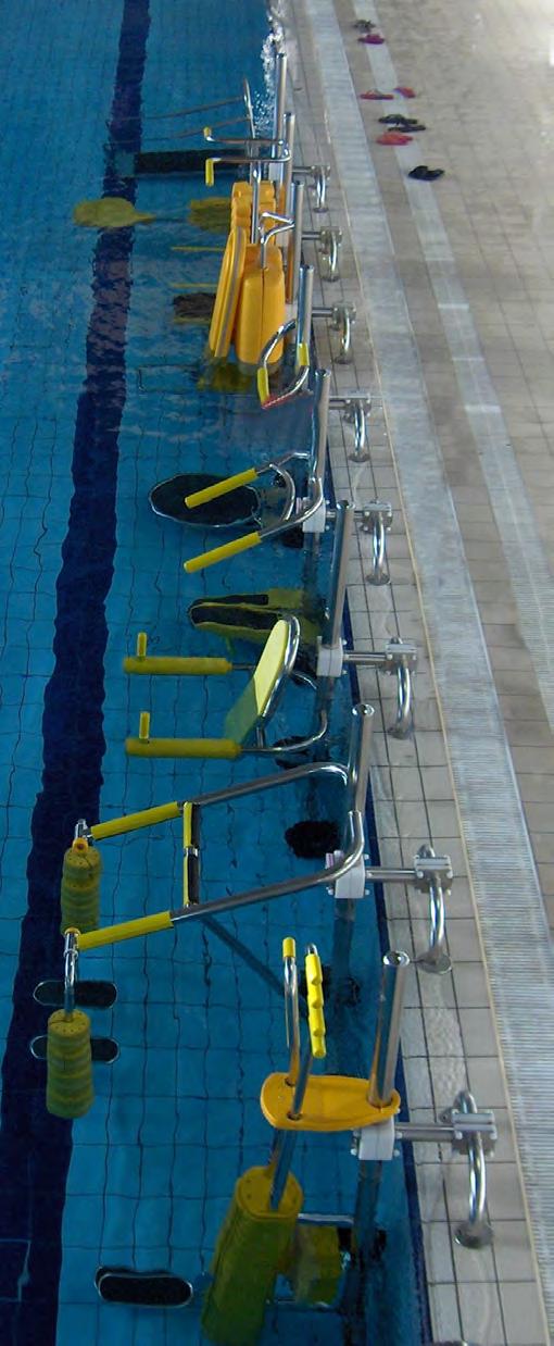 cod. 13000 AQUAGYM SET O Ginásio aquático é composto por oito